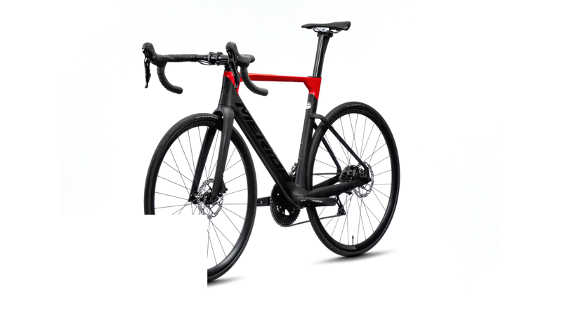 Merida - Reacto 4000 Road Race Aero Bike In Black Red-1